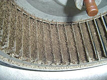 Dirty Seattle Gas Furnace Blower Wheel